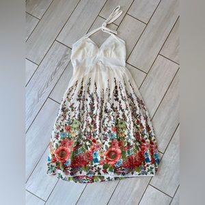 Do & Be Halter Top Floral Dress.  Size Medium